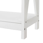 Console d'entrée avec tiroir et étagère, table console mince avec rangement pour couloir