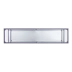 SEI Furniture Sampson Glam Narrow Console Table