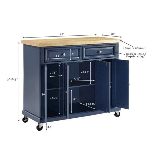Desserte de cuisine Crosley Madison – 42 L x 18 P x 36,63 H