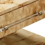 Table de chevet en bois Brandyss à 2 tiroirs