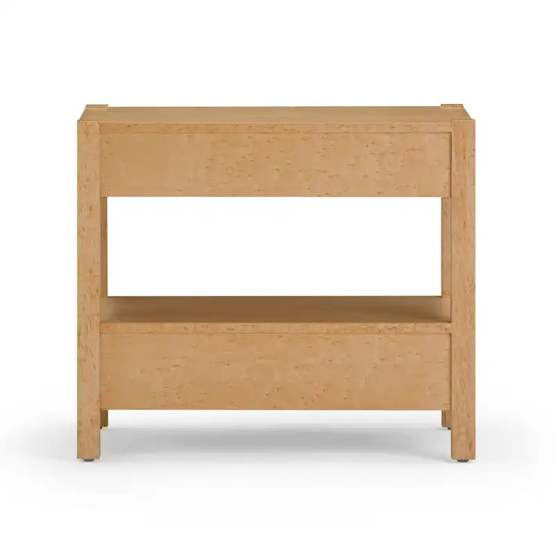 Table de chevet en bois Brandyss à 2 tiroirs
