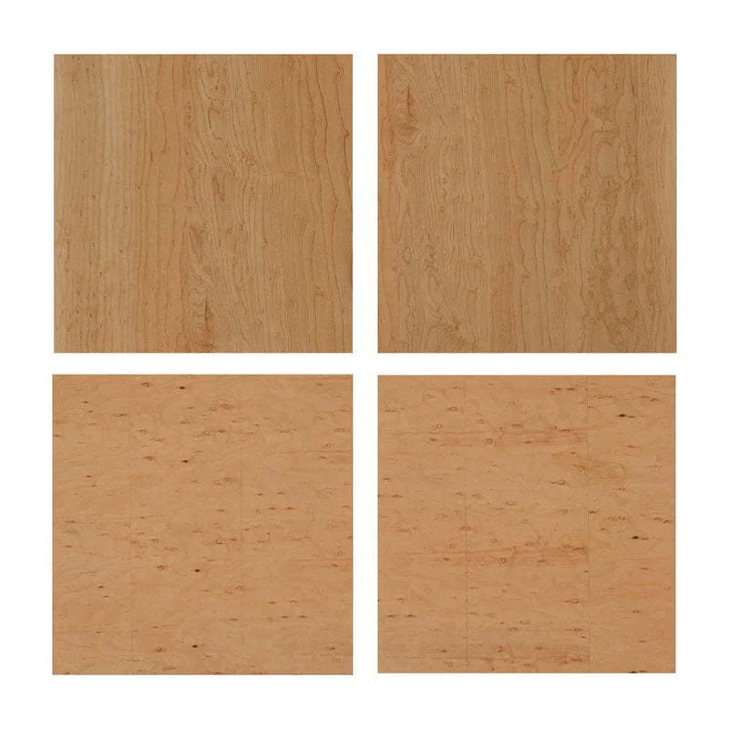 Table de chevet en bois Brandyss à 2 tiroirs