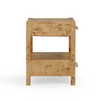 Table de chevet en bois Brandyss à 2 tiroirs