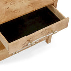 Table de chevet en bois Brandyss à 2 tiroirs