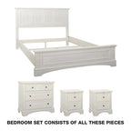 Ensemble de chambre Queen 4 pièces Farmhouse Basics