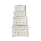 Seaside Set of Three Trunks - 28.5x17x19.5, 24.5x14x14.75, 20.75x10.75x11.25