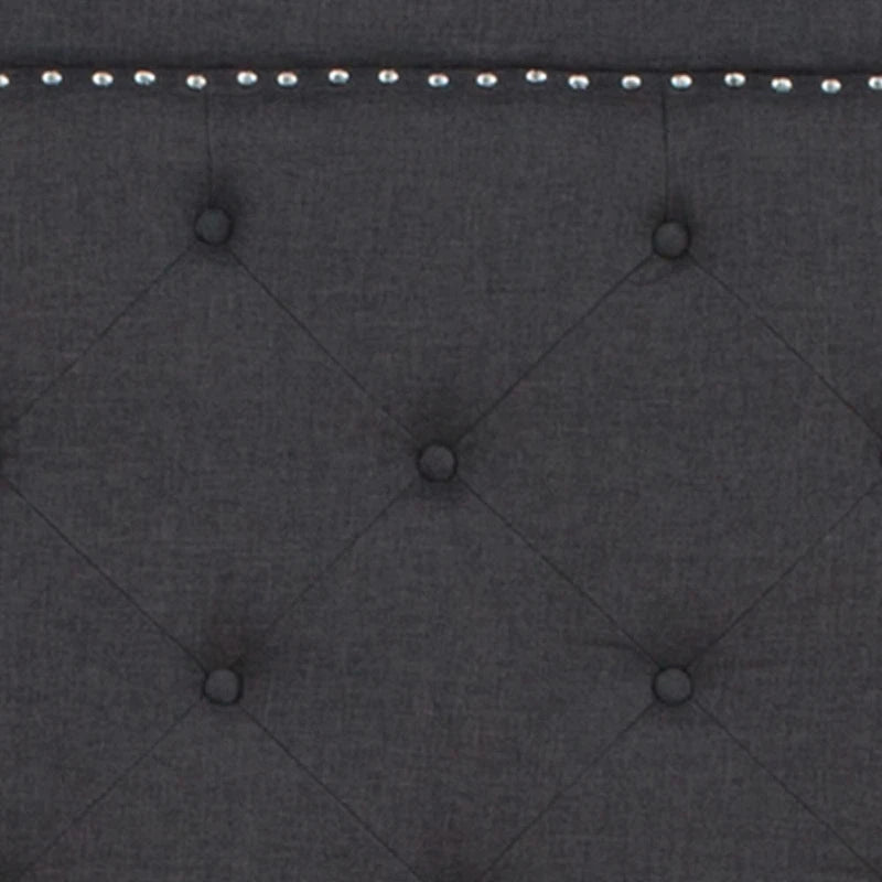 Lit plateforme capitonné avec matelas à ressorts ensachés de 25 cm