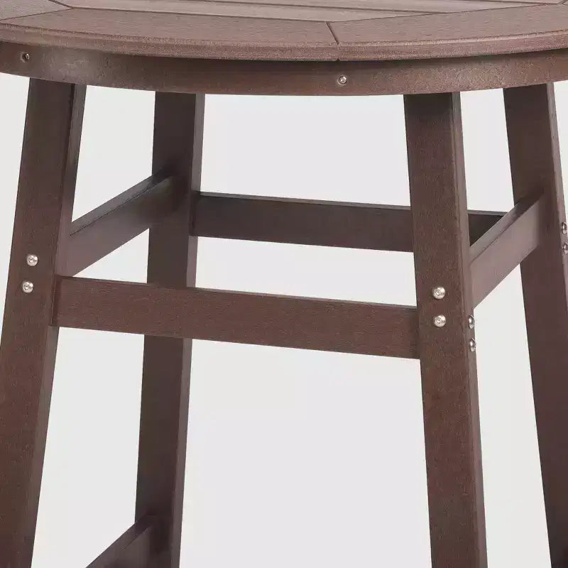 Ensemble de salle à manger de bar WestinTrends Malibu en PEHD pour patio extérieur toutes saisons (5 pièces)