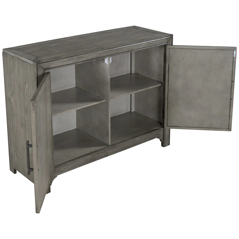 40 Modern Console Table Sofa Table for Living Room with 2 Shelves
