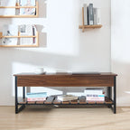 CO-Z Lift-Top Entryway Shoe Storage Bench with Shelf