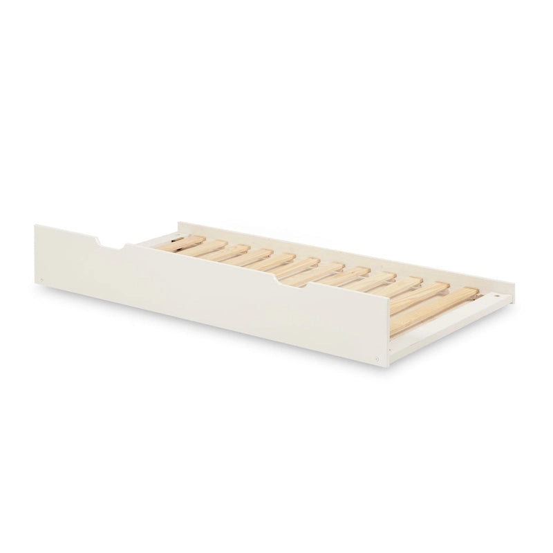 Camaflexi Panel Headboard - Twin Size Day Bed with Front Guard Rail & Twin Trundle