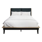 Ensemble de chambre à coucher 4 pièces en bois mi-siècle CraftPorch