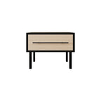 Ensemble de chambre à coucher 4 pièces en bois mi-siècle CraftPorch