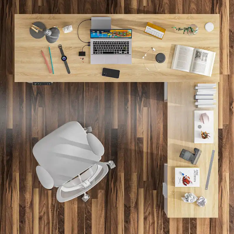 63 Adjustable Office Desk Ergonomic Design Ample Storage and Stand-Up