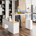 63 Adjustable Office Desk Ergonomic Design Ample Storage and Stand-Up