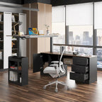 63 Adjustable Office Desk Ergonomic Design Ample Storage and Stand-Up