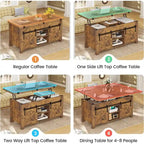 Lift Top Coffee Table 2 Sliding Barn Doors Storage Dining Table