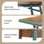 Lift Top Coffee Table 2 Sliding Barn Doors Storage Dining Table