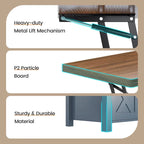 Lift Top Coffee Table 2 Sliding Barn Doors Storage Dining Table