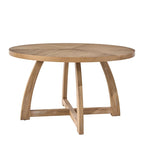 Bryan Mid-century Modern 54 Solid Wood Round Dining Table by HULALA HOME