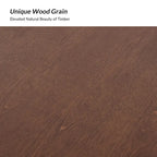 Bryan Mid-century Modern 54 Solid Wood Round Dining Table by HULALA HOME