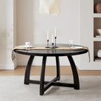 Bryan Mid-century Modern 54 Solid Wood Round Dining Table by HULALA HOME