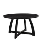 Bryan Mid-century Modern 54 Solid Wood Round Dining Table by HULALA HOME