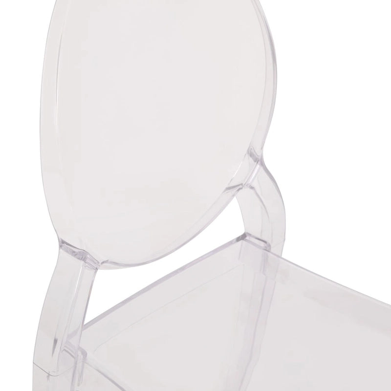 Lot de 4 chaises de banquet extra larges en résine tout temps - 20,5 P x 17 L x 37,25 H