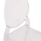 Lot de 4 chaises de banquet extra larges en résine tout temps - 20,5 P x 17 L x 37,25 H