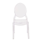 Lot de 4 chaises de banquet extra larges en résine tout temps - 20,5 P x 17 L x 37,25 H