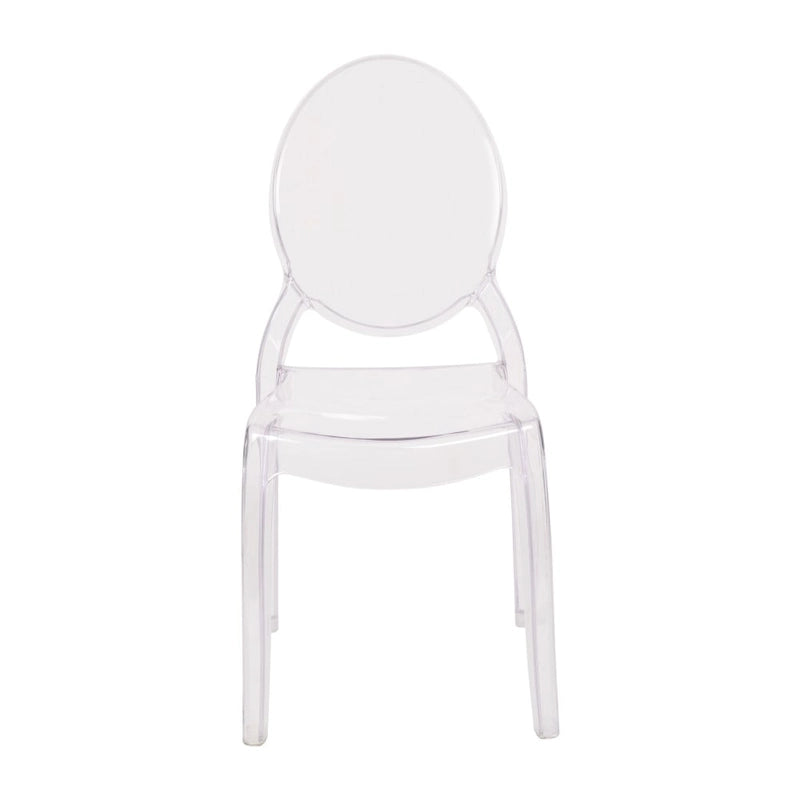 Lot de 4 chaises de banquet extra larges en résine tout temps - 20,5 P x 17 L x 37,25 H