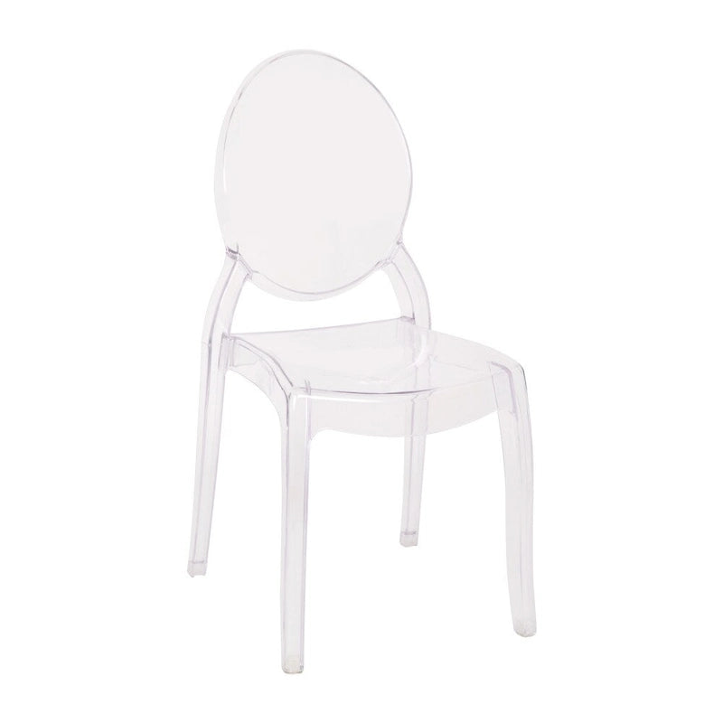 Lot de 4 chaises de banquet extra larges en résine tout temps - 20,5 P x 17 L x 37,25 H