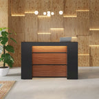 Grand Bureau de Réception avec Lumières LED pour Salon, Salle d'Attente, Magasin, Bureau, Hall d'Entrée, Boutique, Clinique
