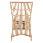 SAFAVIEH Patty, fauteuil d'appoint en rotin avec coussin (lot de 2) - 19,7 L x 22,1 P x 35,4 H - 20Wx22Dx35H