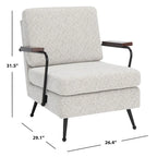 SAFAVIEH Leda Arm Chair - 26 W x 29 D x 32 H - 26Wx29Dx32H