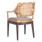 SAFAVIEH Saveta Honey Arm Chair - 23 x 22.5 x 34 - 23Wx23Dx34H