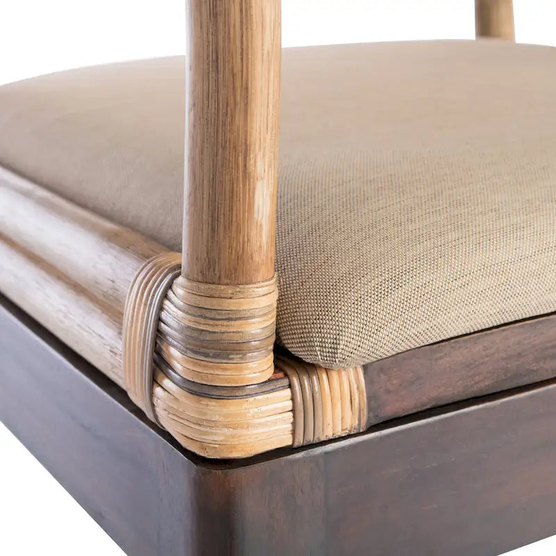 SAFAVIEH Saveta Honey Arm Chair - 23 x 22.5 x 34 - 23Wx23Dx34H