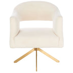 SAFAVIEH Couture Sanni Fauteuil pivotant - 27Lx29Px33H