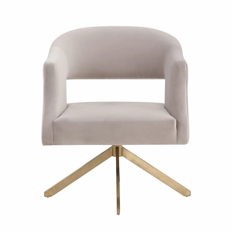 SAFAVIEH Couture Sanni Fauteuil pivotant - 27Lx29Px33H