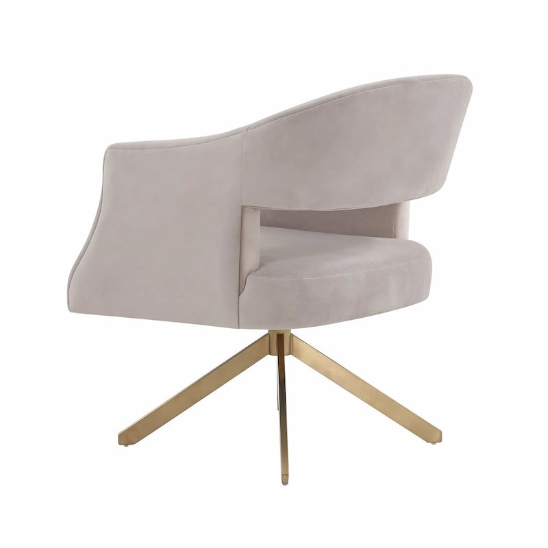 SAFAVIEH Couture Sanni Fauteuil pivotant - 27Lx29Px33H