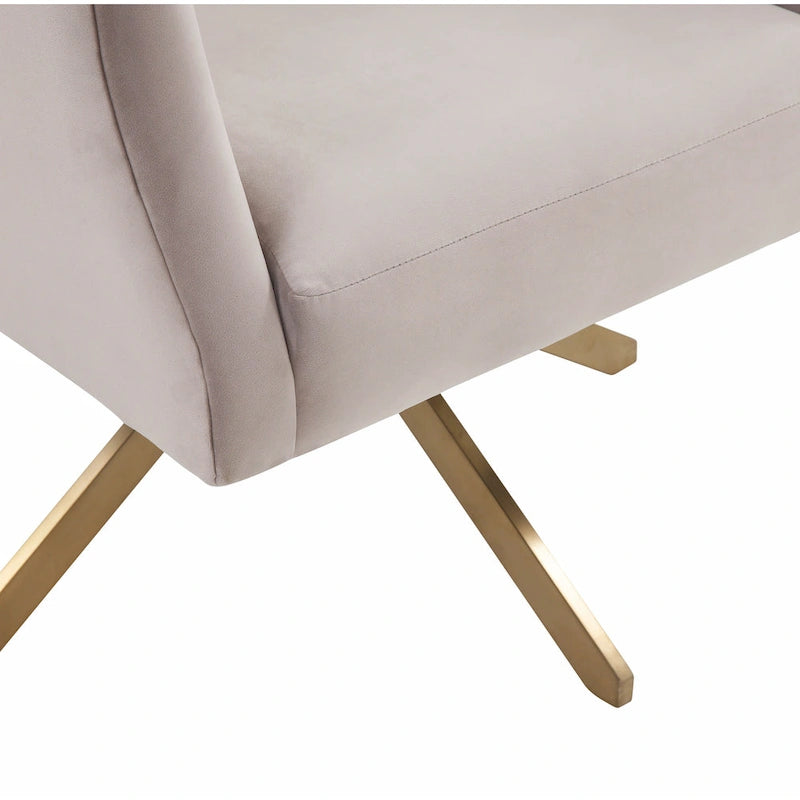 SAFAVIEH Couture Sanni Fauteuil pivotant - 27Lx29Px33H
