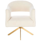 SAFAVIEH Couture Sanni Fauteuil pivotant - 27Lx29Px33H