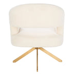 SAFAVIEH Couture Sanni Fauteuil pivotant - 27Lx29Px33H