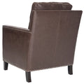 SAFAVIEH Kylee Peach Pink/ White Polyester Fabric Club Chair - 28.5 x 31.9 x 38.2 - 29Wx32Dx38H