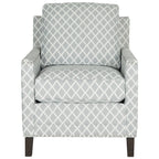 SAFAVIEH Kylee Peach Pink/ White Polyester Fabric Club Chair - 28.5 x 31.9 x 38.2 - 29Wx32Dx38H