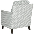 SAFAVIEH Kylee Peach Pink/ White Polyester Fabric Club Chair - 28.5 x 31.9 x 38.2 - 29Wx32Dx38H