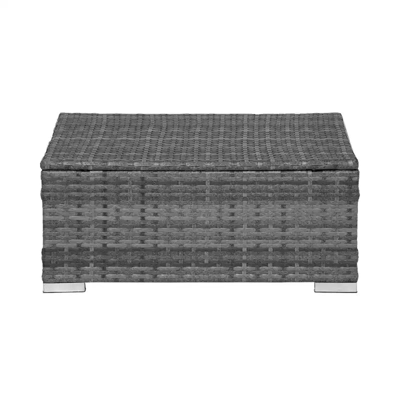WestinTrends 4-Piece Modern Patio Conversation Sofa Set with Cushions, Gray/Gray