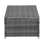 WestinTrends 4-Piece Modern Patio Conversation Sofa Set with Cushions, Gray/Gray