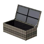 WestinTrends 6-Piece PE Rattan Wicker Outdoor Patio Conversation Sofa Set