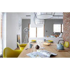 Chaise de salle à manger Eiffel avec coque moulée (lot de 2)